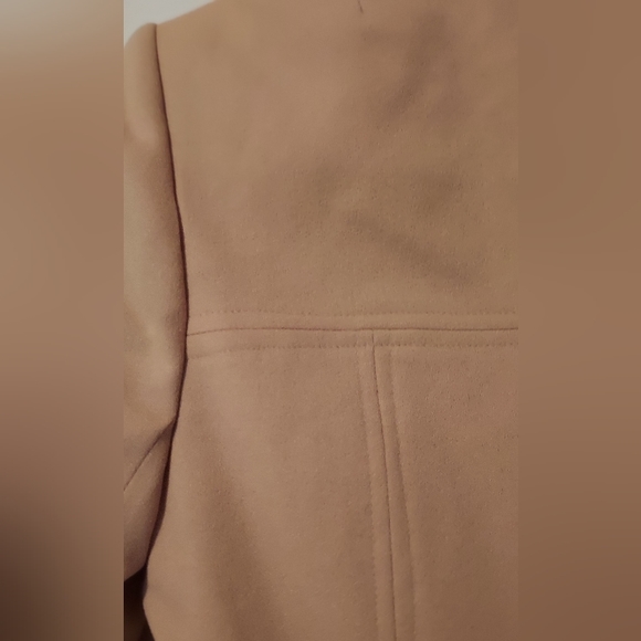 Vintage Gever Originals Jacket Blazer Pebble Tan Button Front Size 8 Wool Tags - Picture 10 of 12